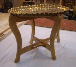 Brass Oak Table 1
